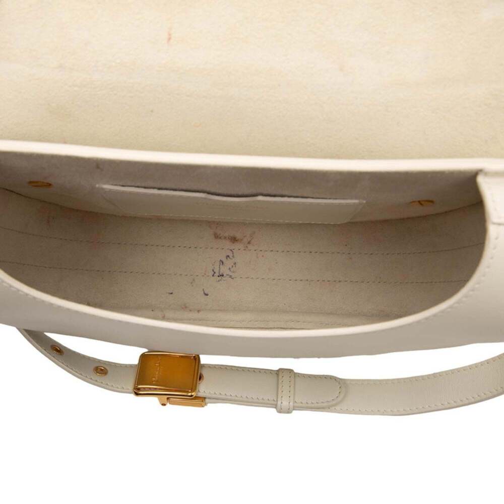 CHRISTIAN DIOR White Leather Shoulder Bag - Picture 5 of 9